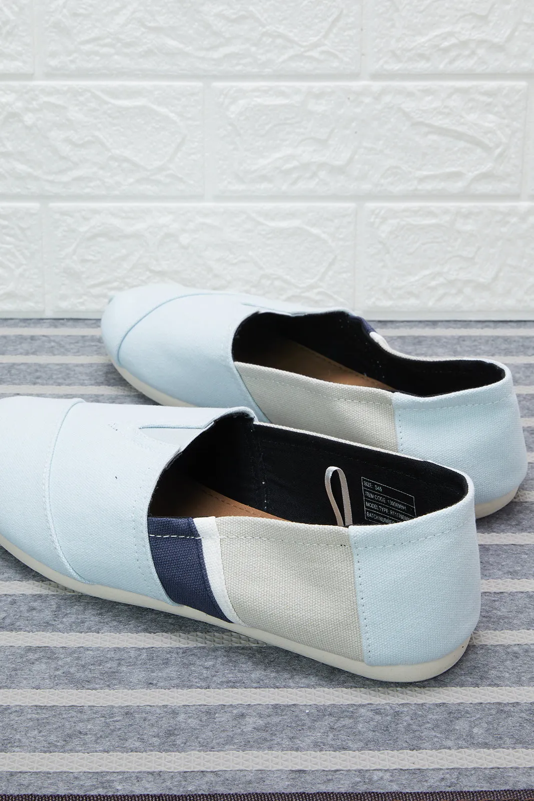 Men Grey Material Block Slip-On sold by Redtag product image thumbnail 4