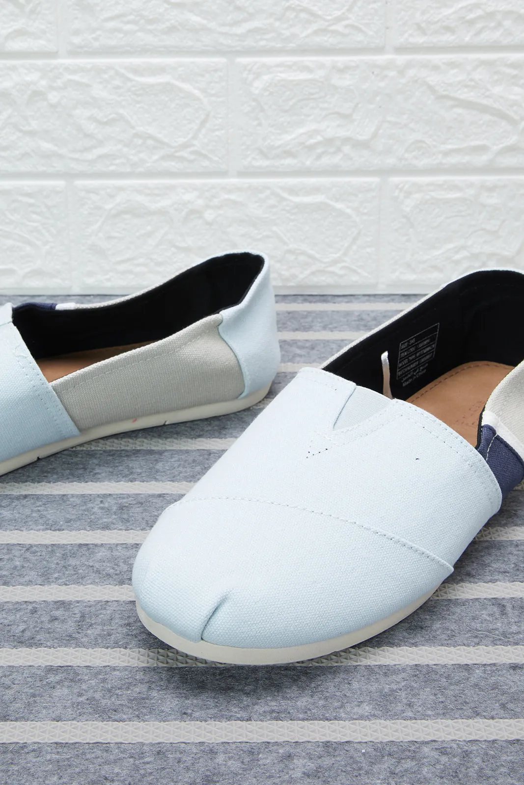 Men Grey Material Block Slip-On sold by Redtag product image thumbnail 3