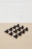Women Black Butterfly Hair Claw Set 12(Piece) sold by Redtag