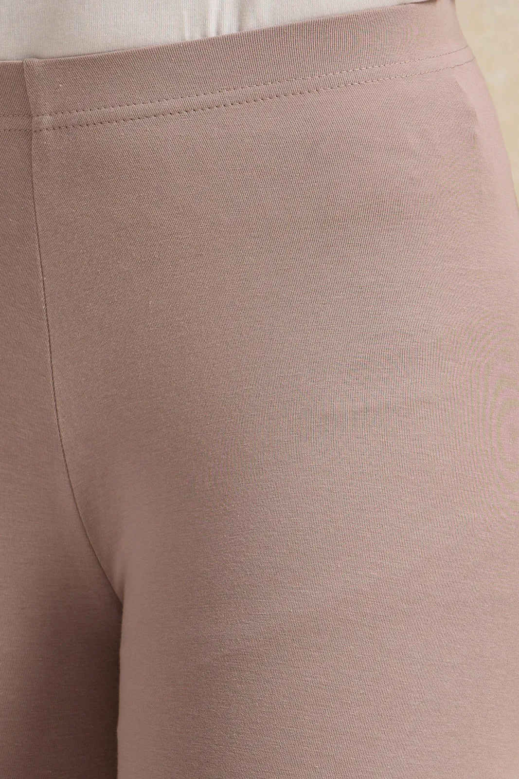 Women Beige Solid Legging sold by Redtag product image thumbnail 4