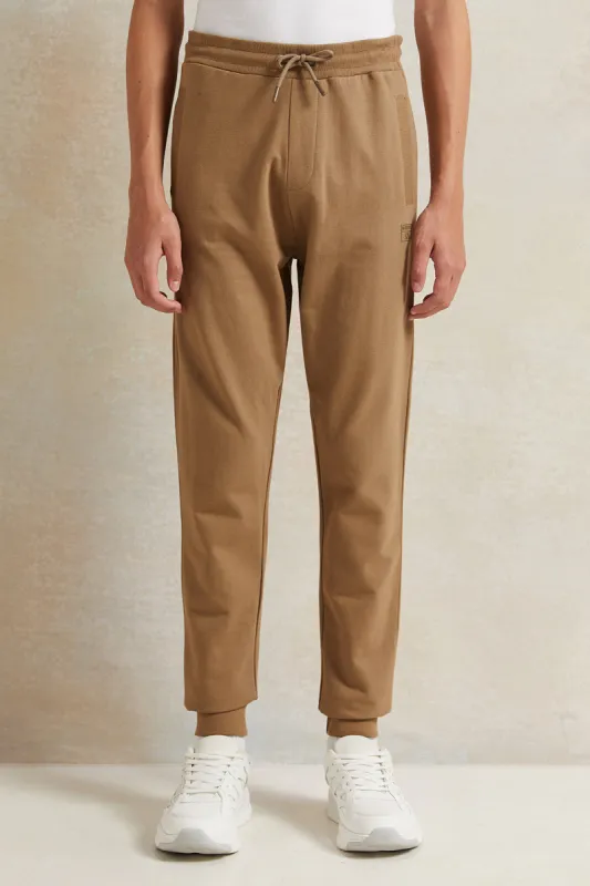 Senior Boys Brown Jogger sold by Redtag