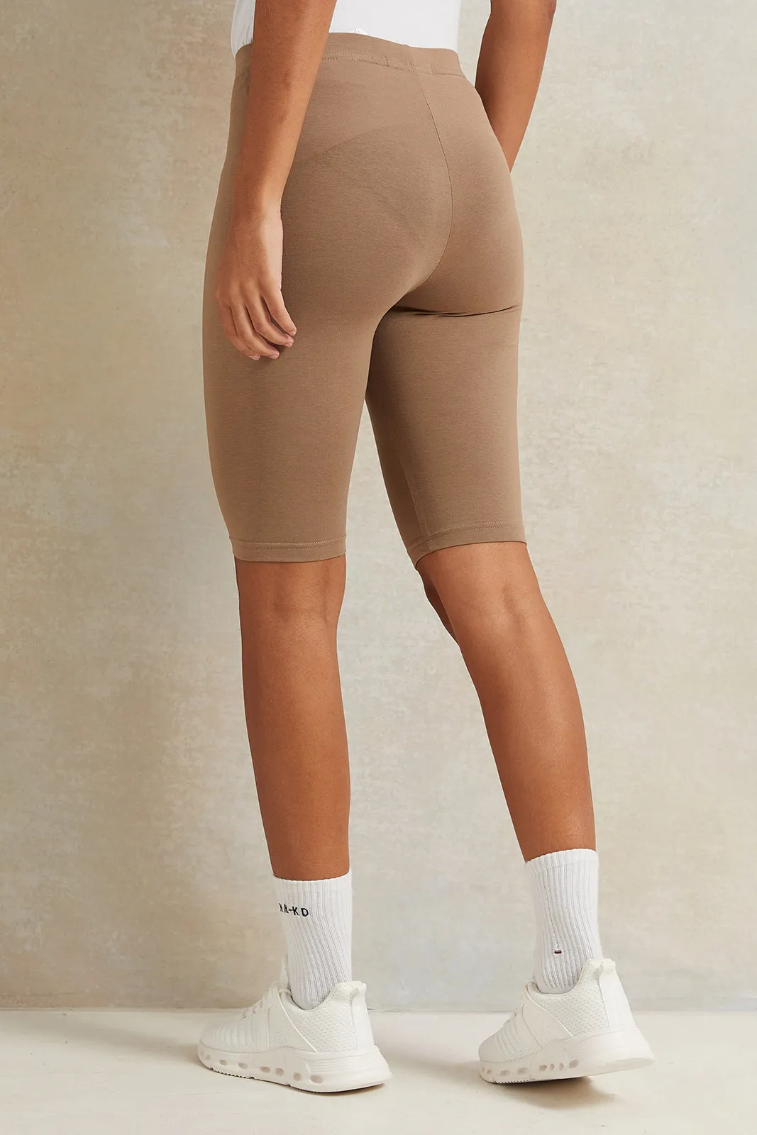 Women Brown Biker Shorts sold by Redtag product image thumbnail 3