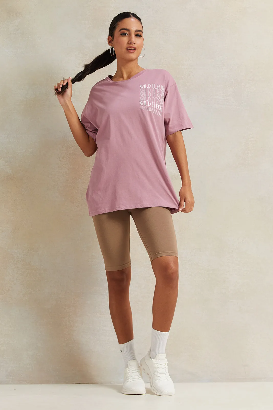 Women Brown Biker Shorts sold by Redtag product image thumbnail 2