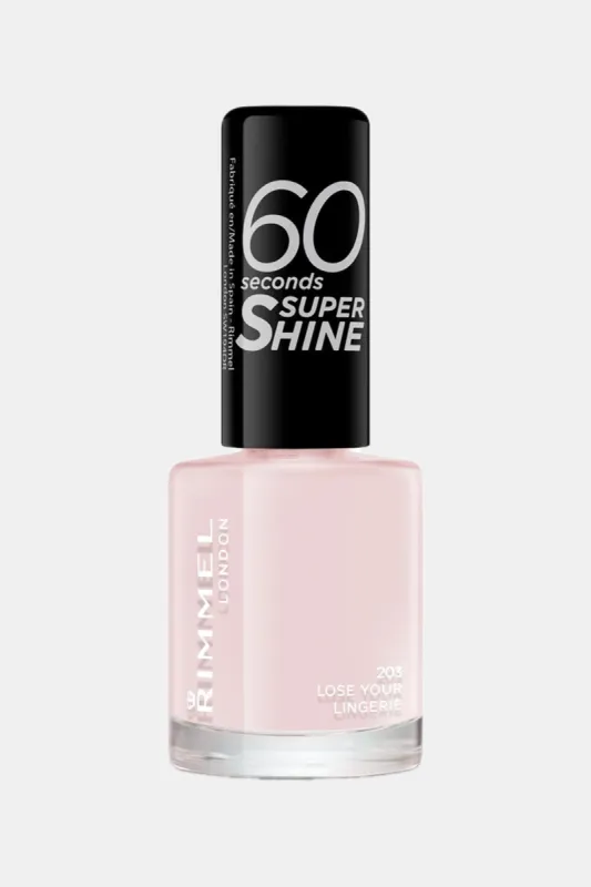 Rimmel London 60 Seconds Super Shine Nail Polish Colour 203 Lose Your Lingerie sold by Redtag