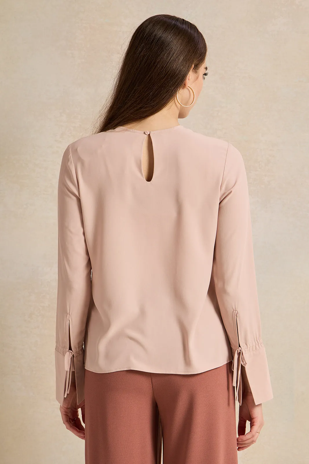 Women Pink Cut Out Blouse sold by Redtag product image thumbnail 3