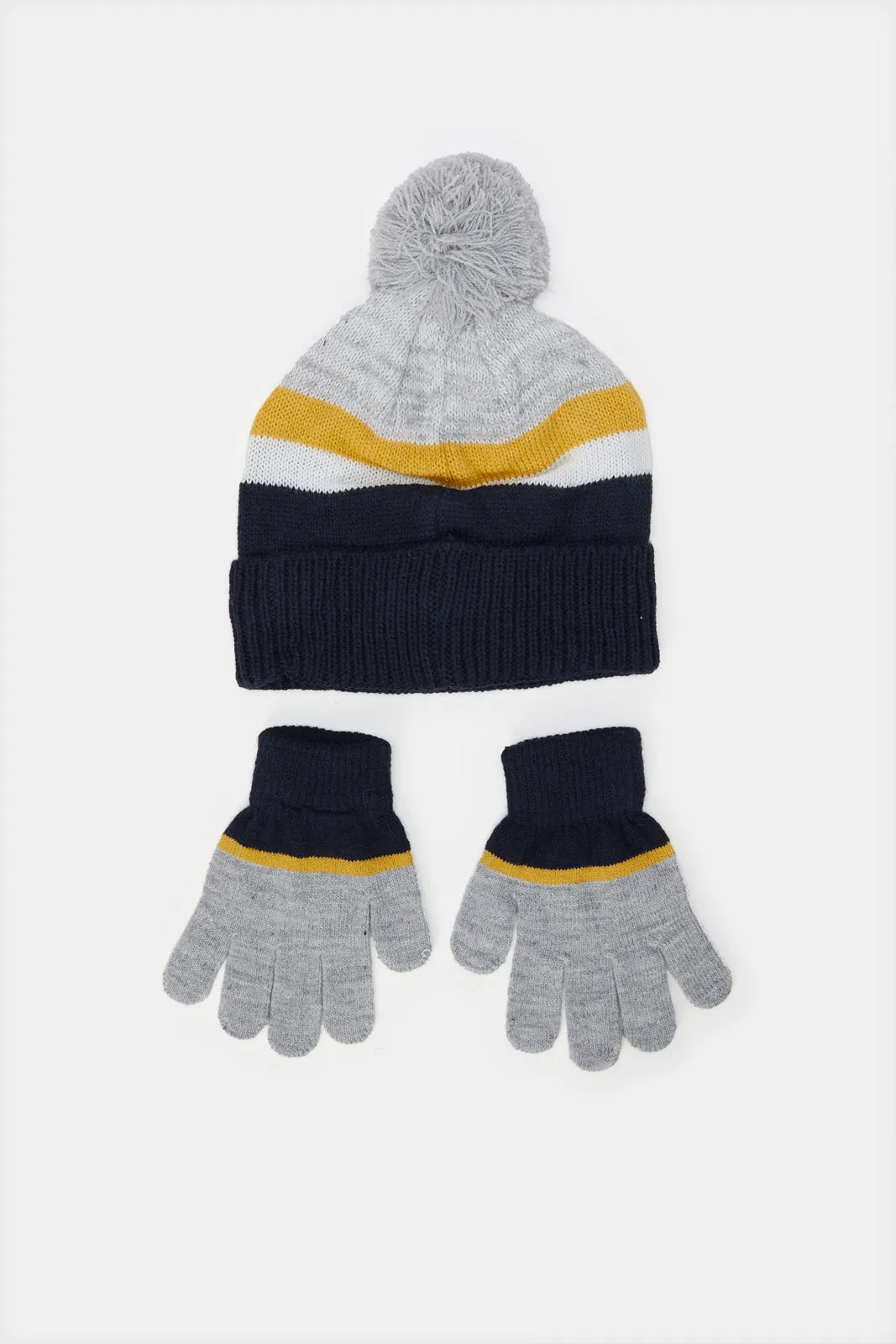 Boys Assorted Printed Knitted Cap Set (2 Piece) sold by Redtag product image thumbnail 2