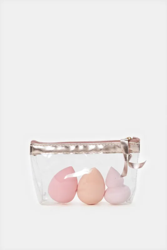 Assorted Cosmetic Sponge Set (Pack of 3) sold by Redtag