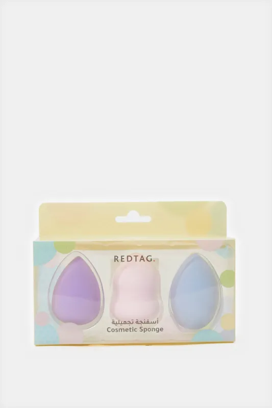 Women Assorted Cosmetic Sponge Set (Pack of 3) sold by Redtag