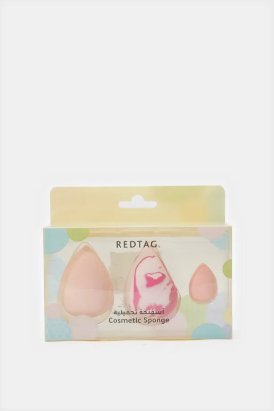 Women Assorted Cosmetic Sponge Set (Pack of 3) sold by Redtag