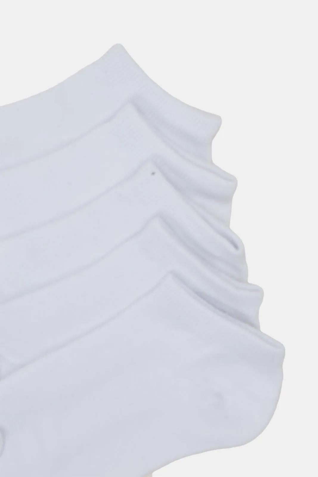 Senior Boys White Ankle Length Socks Set (Pack Of 5) sold by Redtag product image thumbnail 2