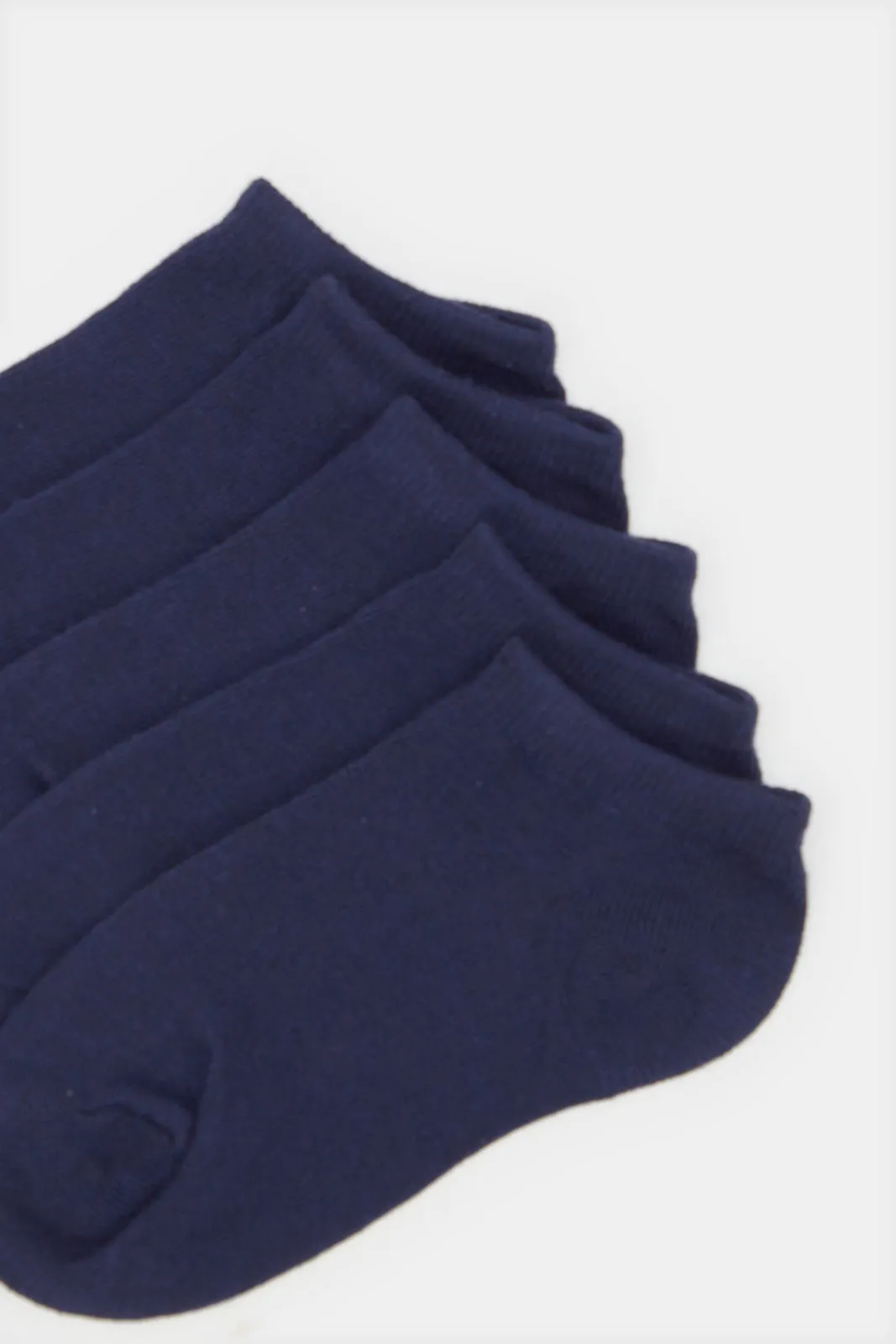 Senior Boys Navy Ankle Length Socks Set (Pack Of 5) sold by Redtag product image thumbnail 2