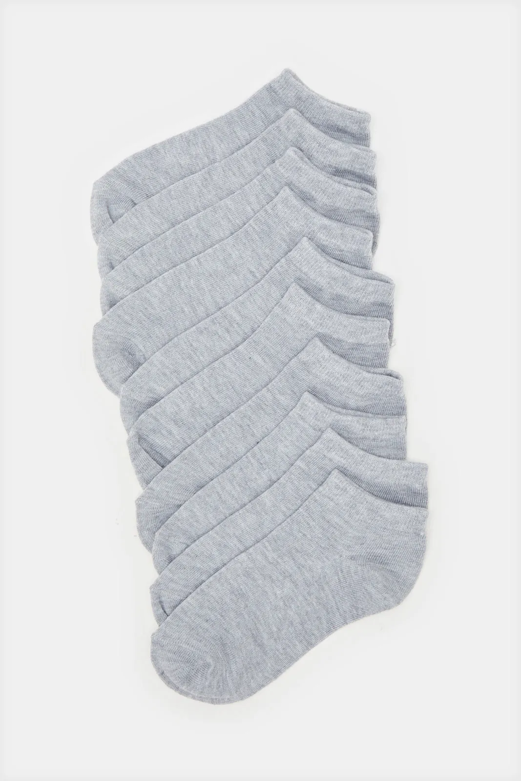 Senior Boys Grey Ankle Length Socks Set (Pack Of 5) sold by Redtag