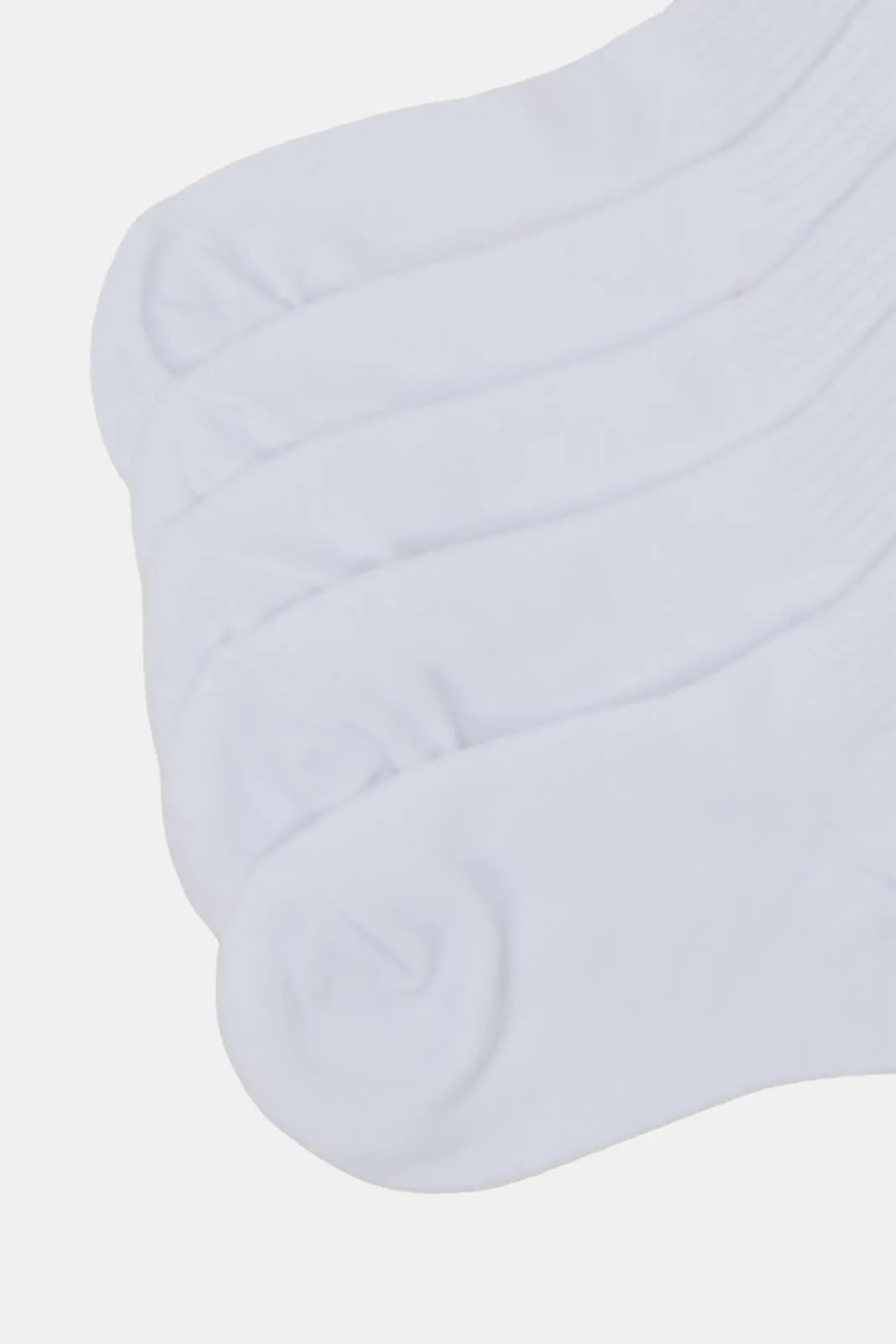 Boys White High Ankle-Length Socks Set (5 Pairs) sold by Redtag product image thumbnail 3