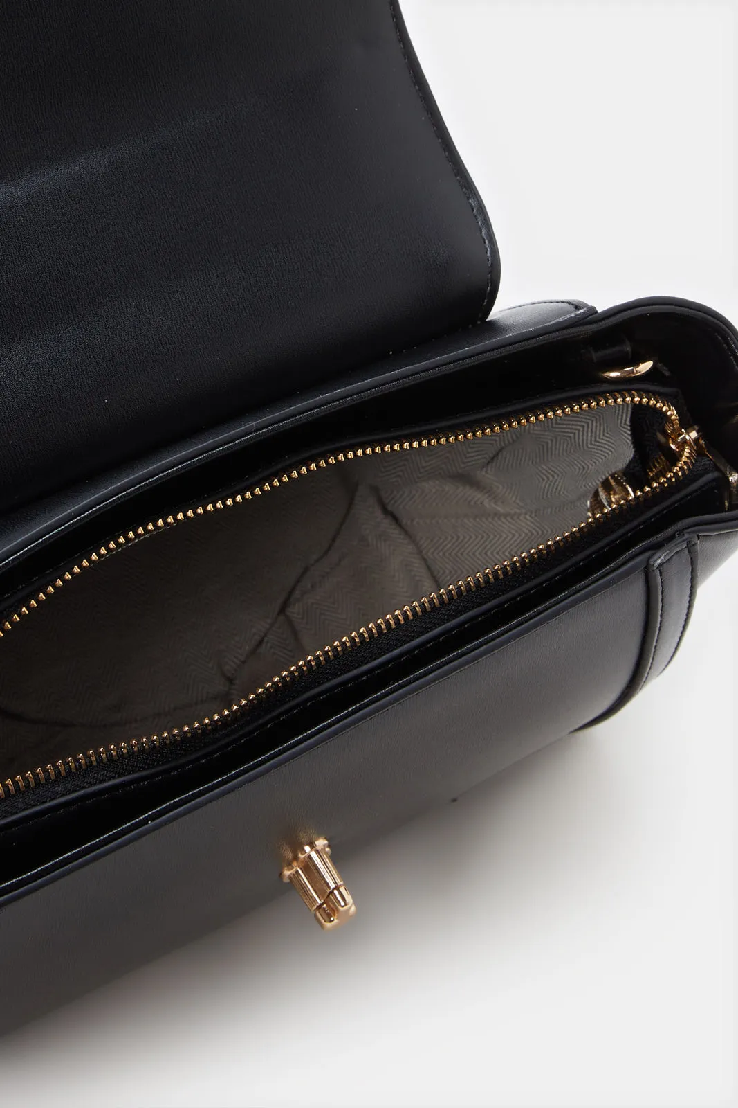 Women Black Embellished Handbag sold by Redtag product image thumbnail 4