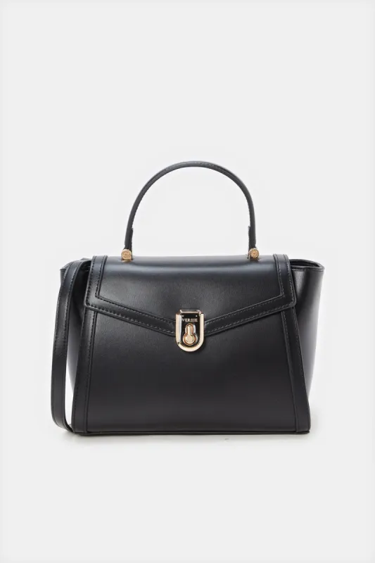 Women Black Embellished Handbag sold by Redtag