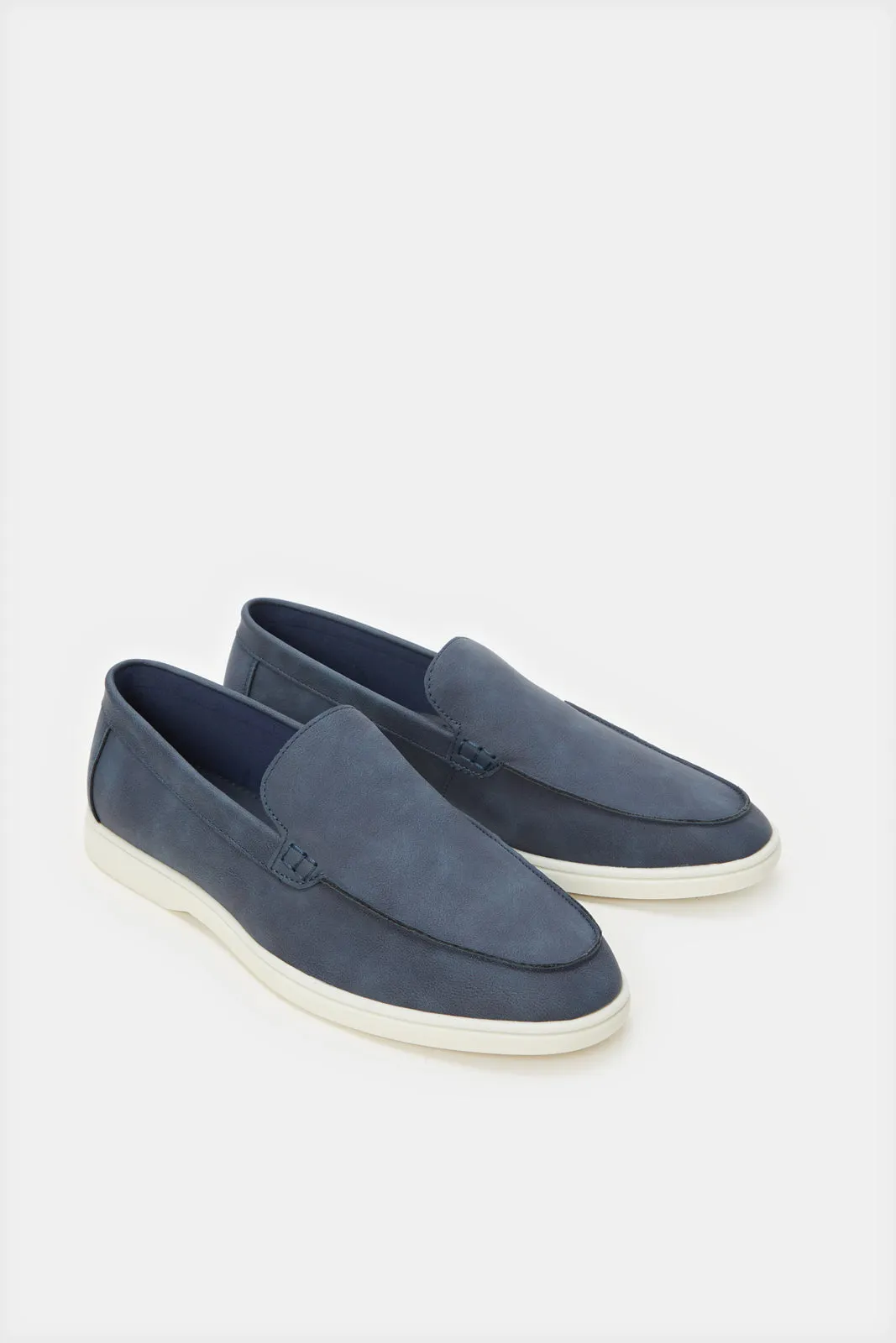 Men Navy Textured Loafer sold by Redtag product image thumbnail 2