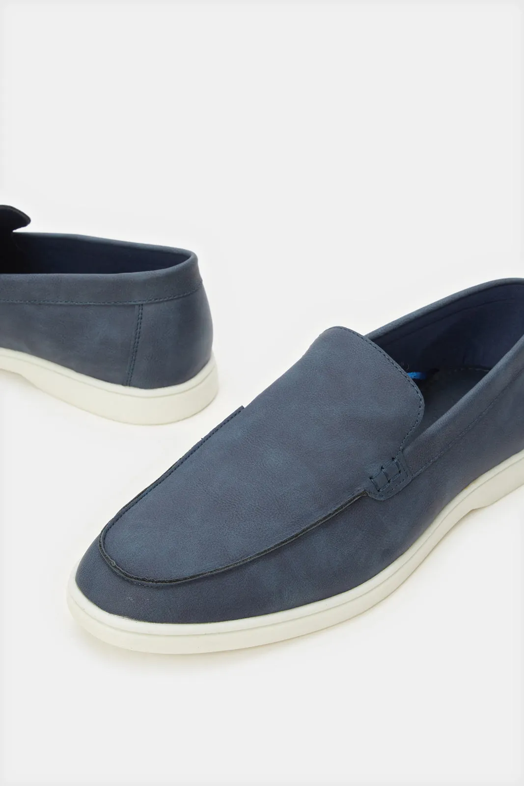 Men Navy Textured Loafer sold by Redtag product image thumbnail 3
