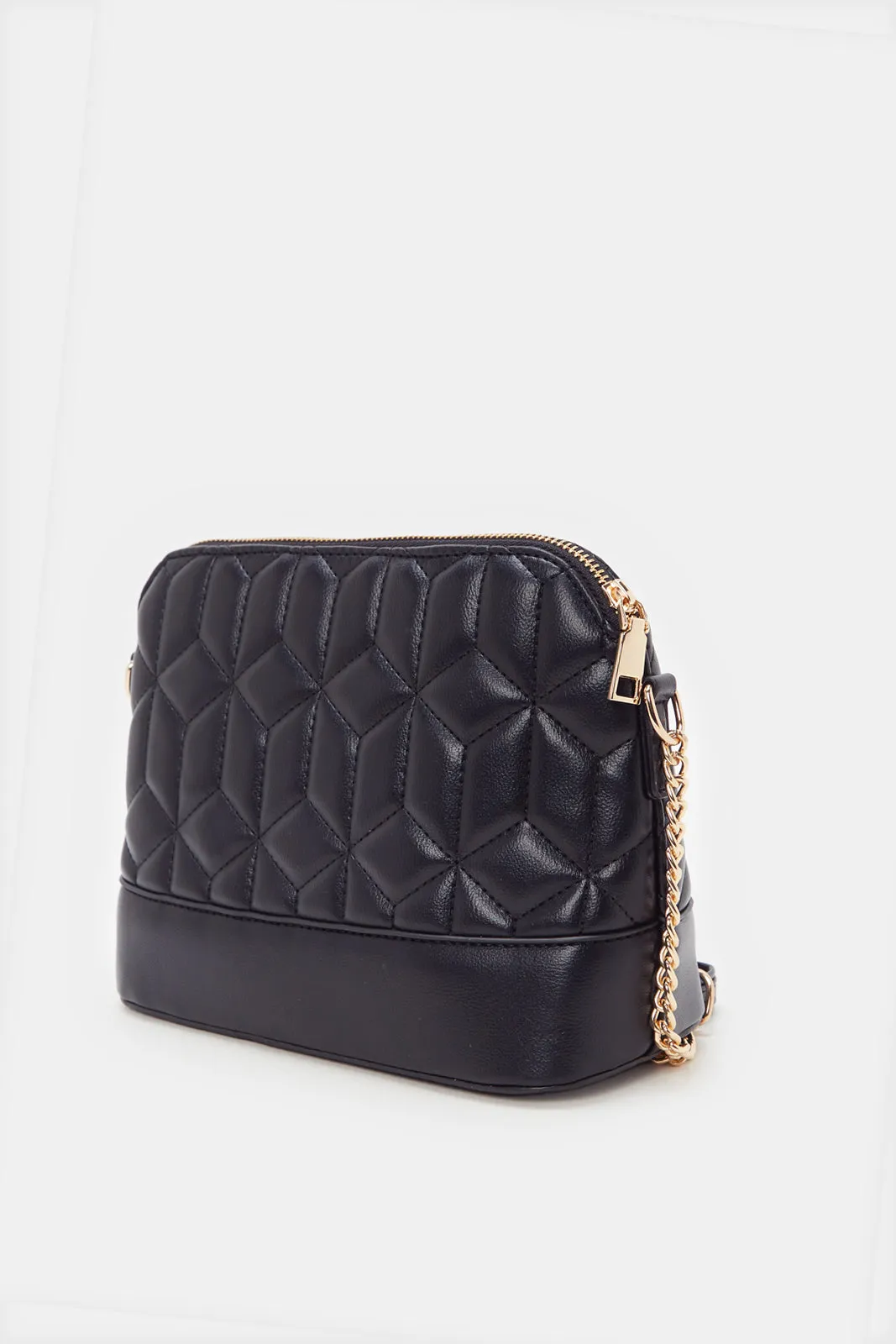 Women Black Quilting Crossbody Bag sold by Redtag product image thumbnail 2