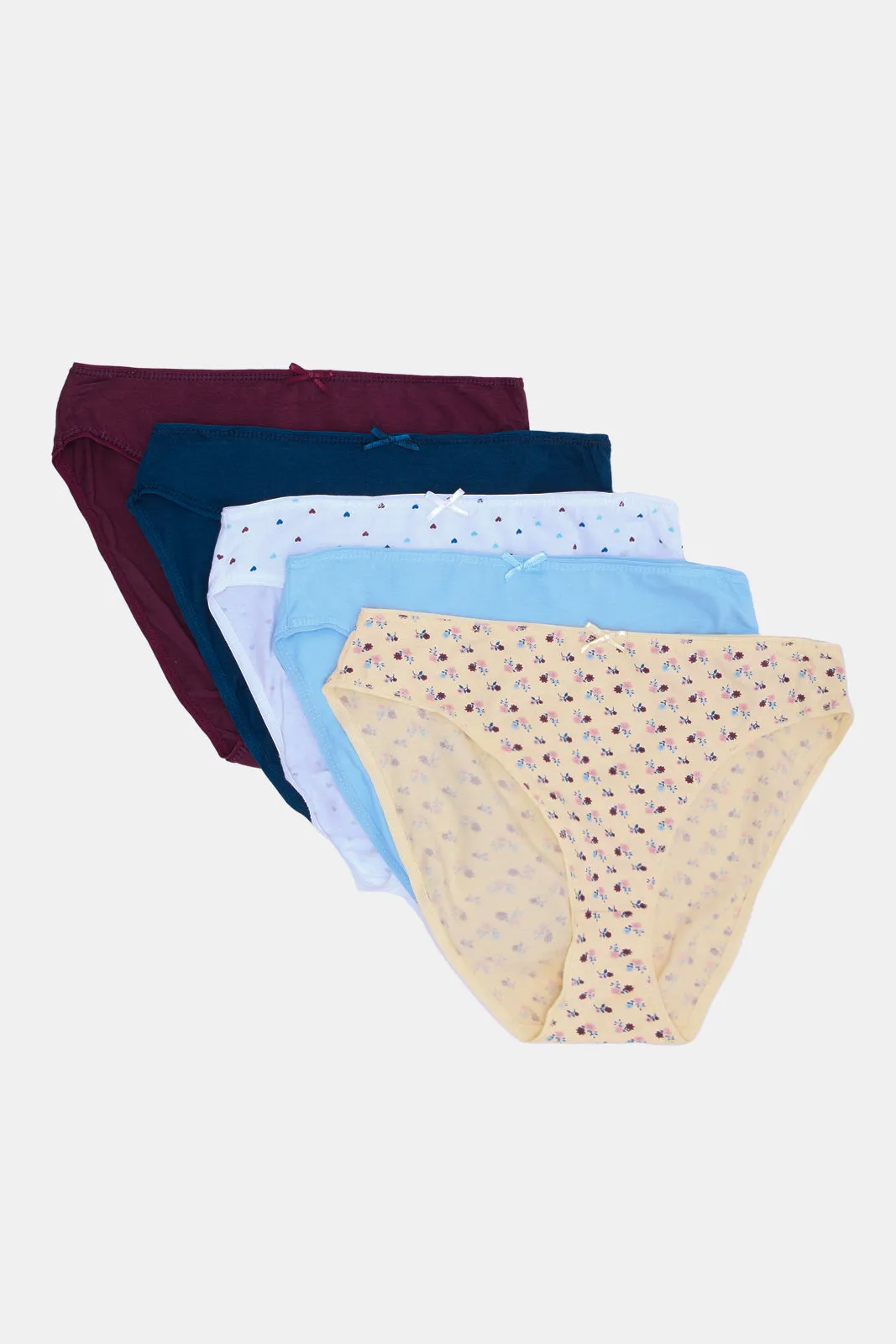 Women Assorted Highleg Brief Set (Pack of 5) sold by Redtag