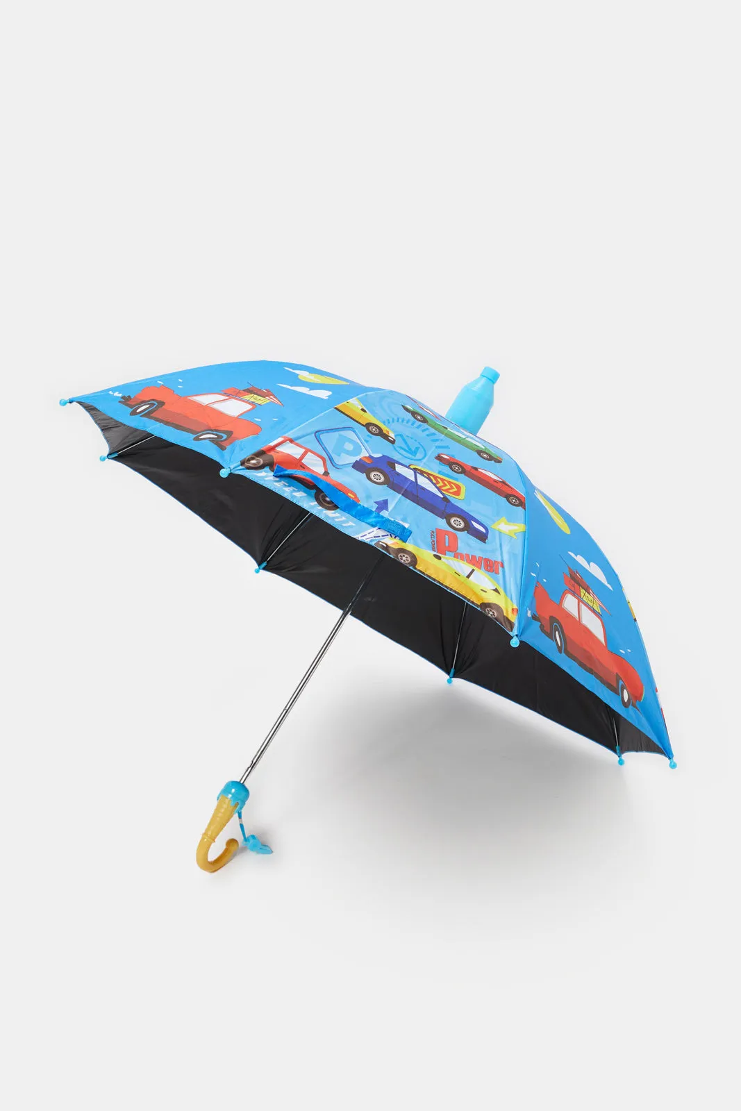 Blue Cars Printed Foldable Umbrella sold by Redtag product image thumbnail 2