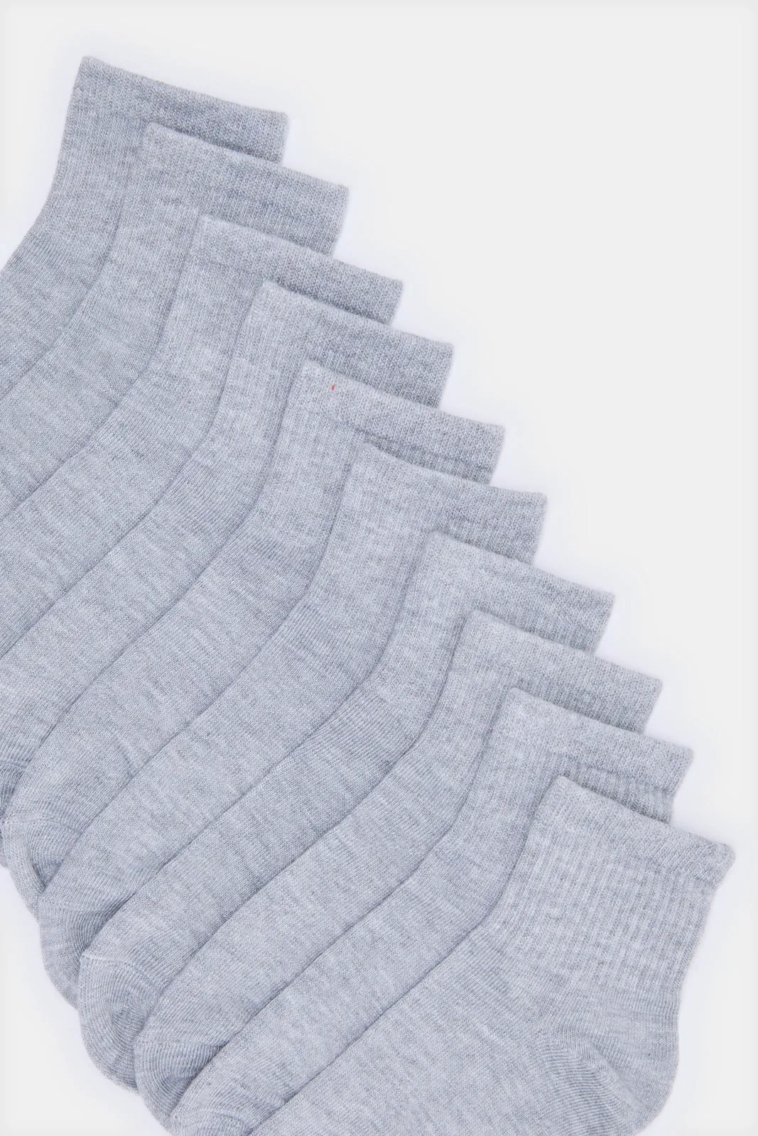 Senior Boys Grey High Ankle Socks Set (Pack of 5) sold by Redtag product image thumbnail 3