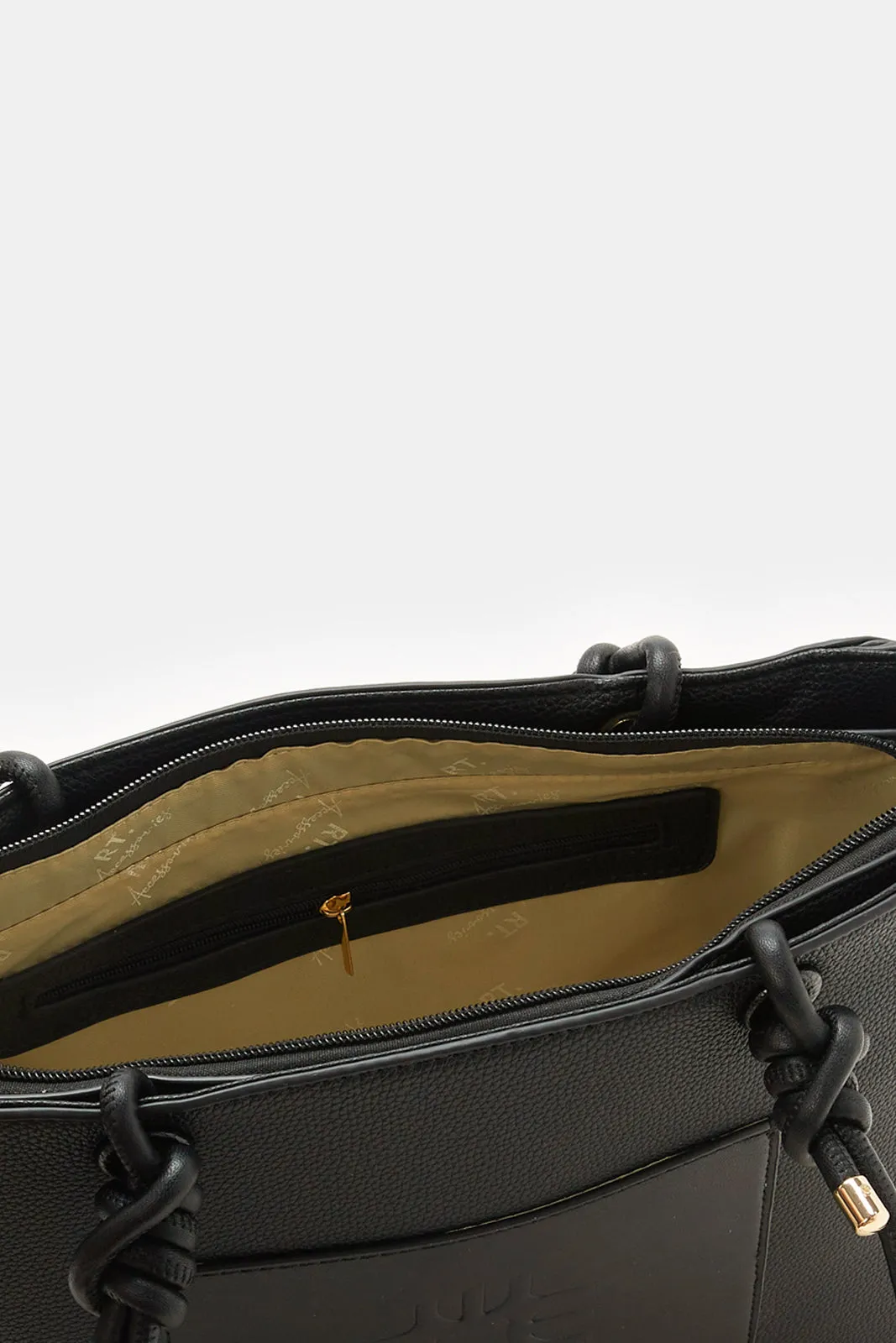 Women Black Embellished Handbag sold by Redtag product image thumbnail 4