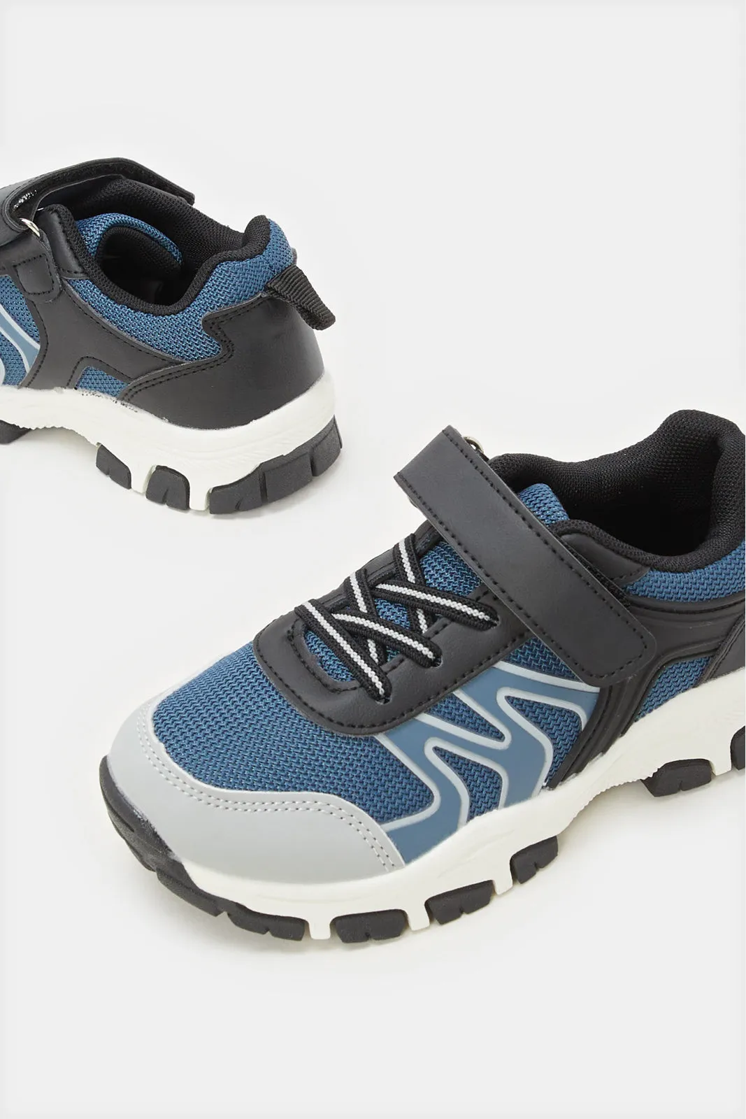 Boys Navy Color Block Trekkers sold by Redtag product image thumbnail 3