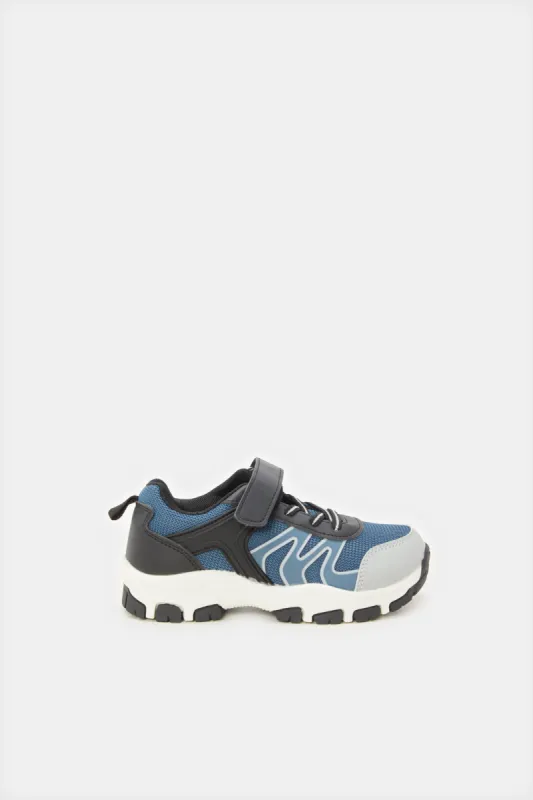 Boys Navy Color Block Trekkers sold by Redtag