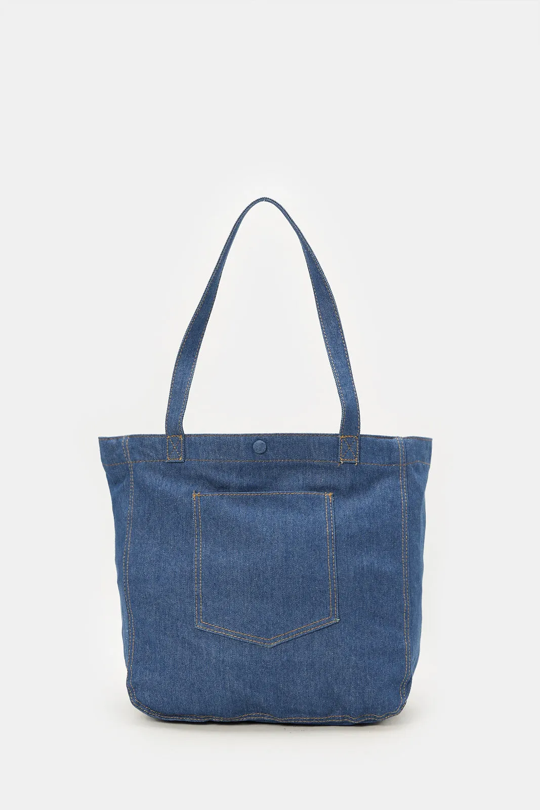 Women Blue Shopper Bag sold by Redtag