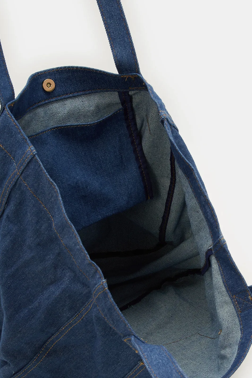 Women Blue Shopper Bag sold by Redtag product image thumbnail 5