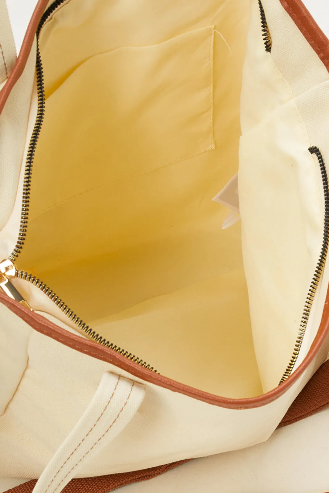 Women Beige Shopper Bag sold by Redtag product image thumbnail 4