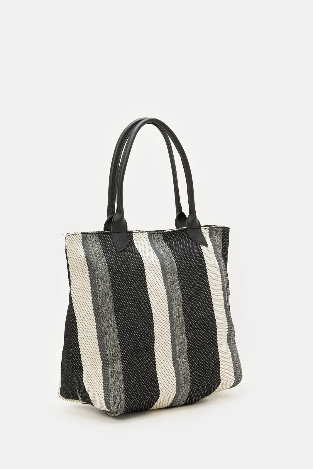 Women Black Shopper Bag sold by Redtag product image thumbnail 2