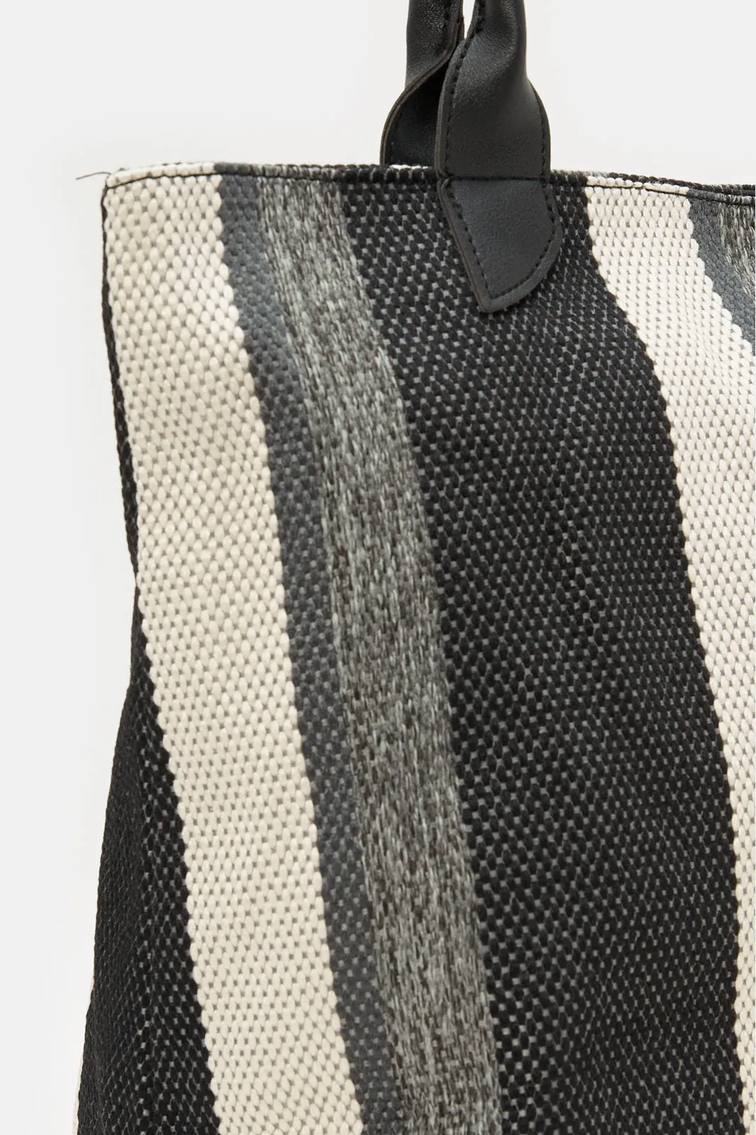 Women Black Shopper Bag sold by Redtag product image thumbnail 3