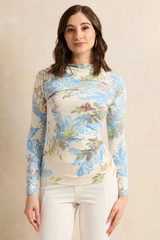 Women Multicolour Printed Top sold by Redtag