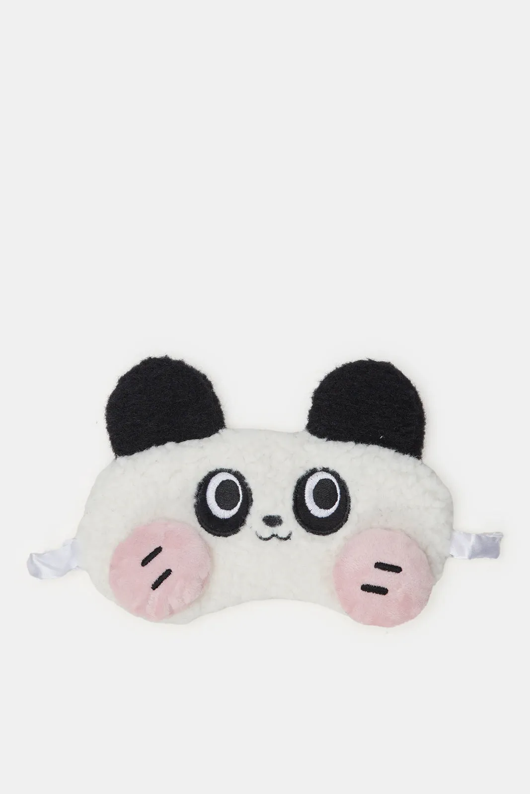 Women Panda Embellished White Eye Mask sold by Redtag