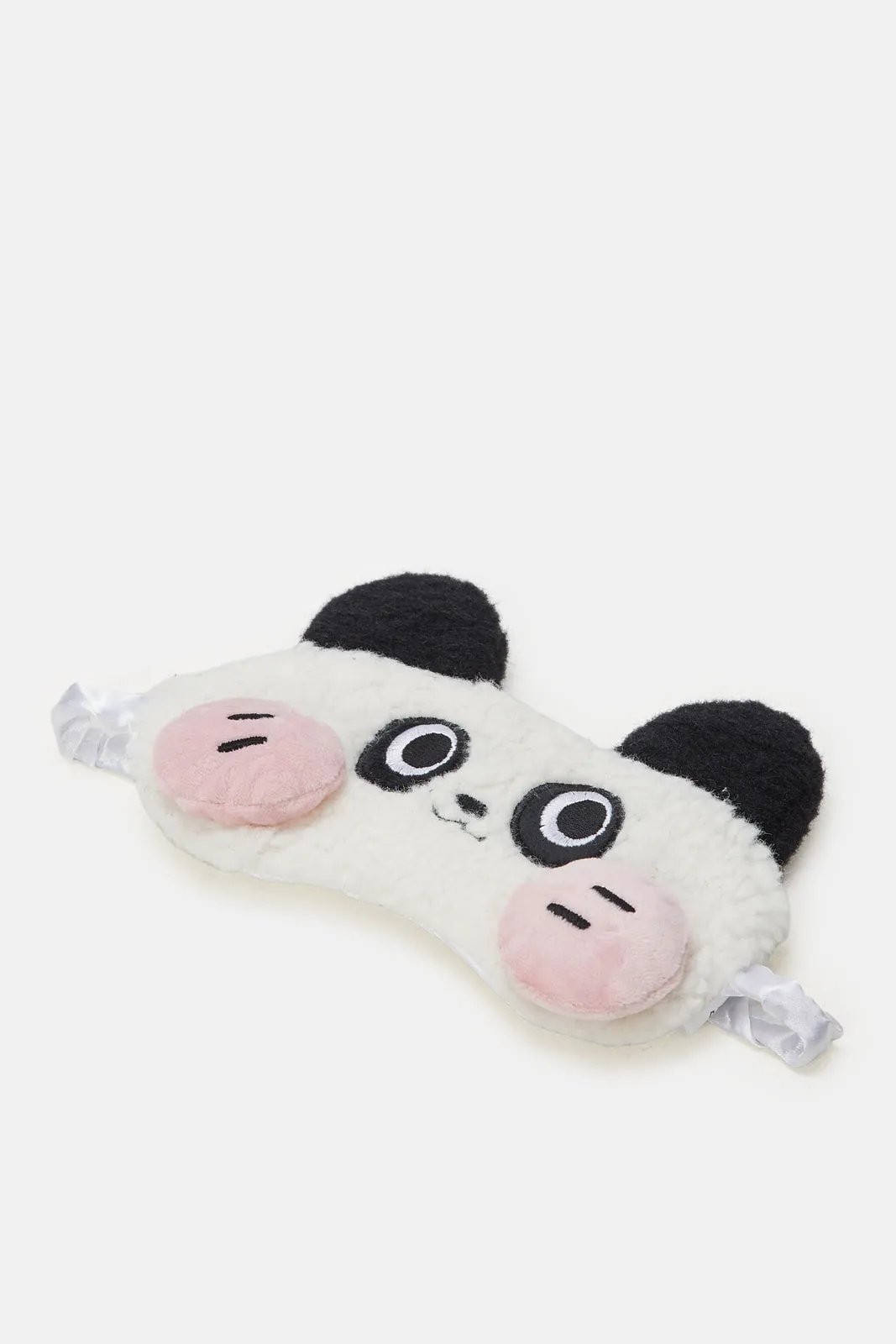 Women Panda Embellished White Eye Mask sold by Redtag product image thumbnail 2