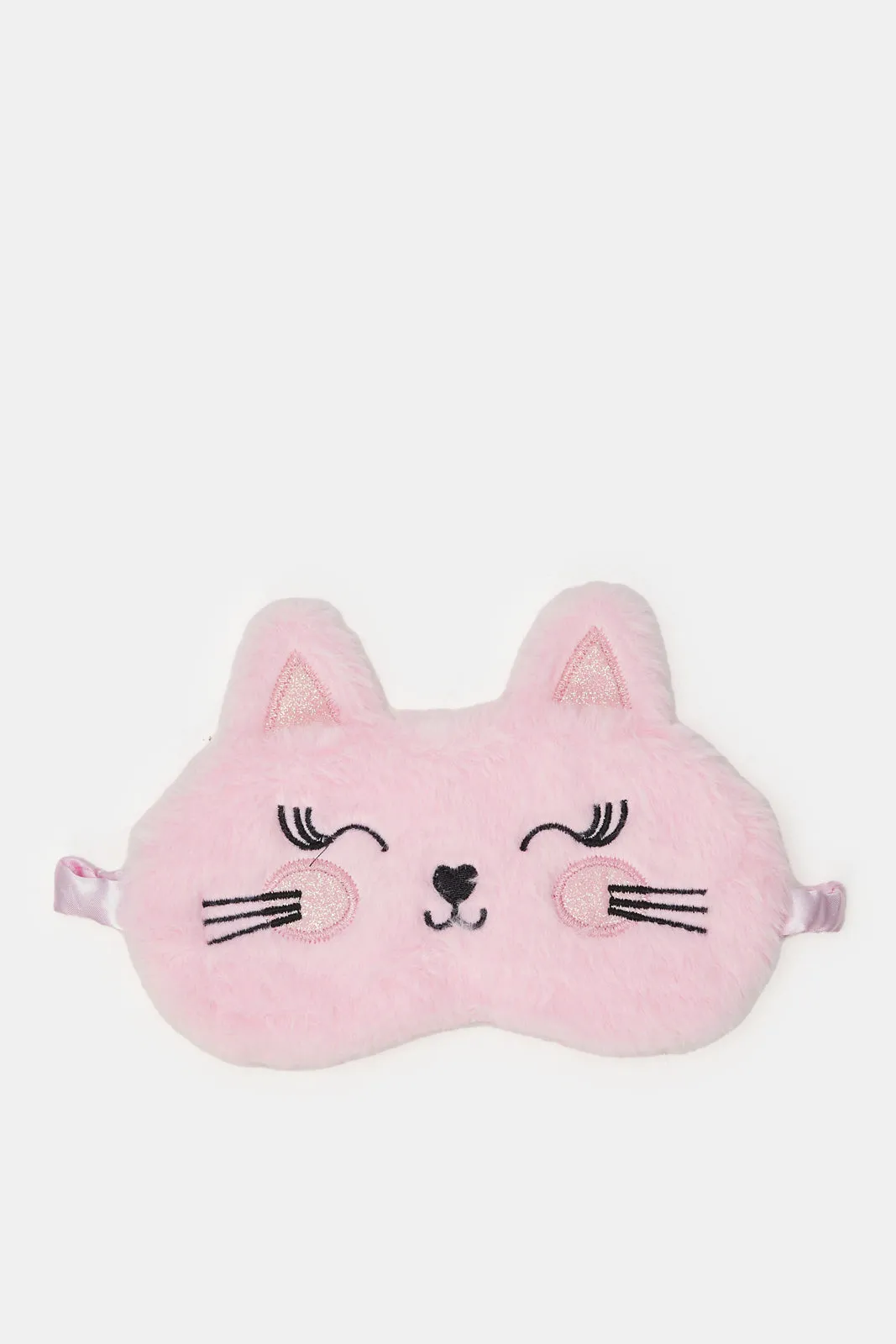Women Cat Embellished Pink Eye Mask sold by Redtag product image thumbnail 2