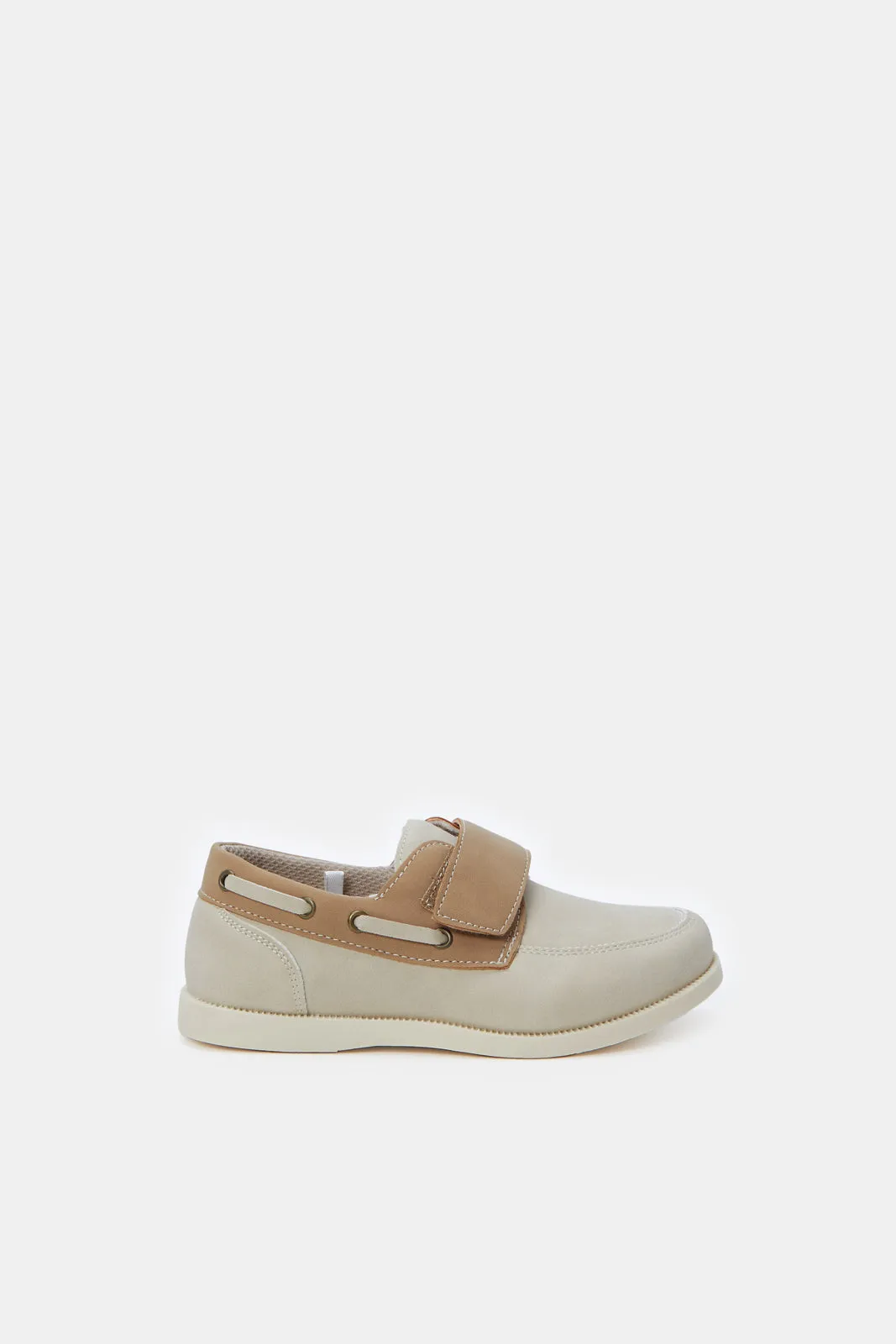Boys Beige Loafers sold by Redtag