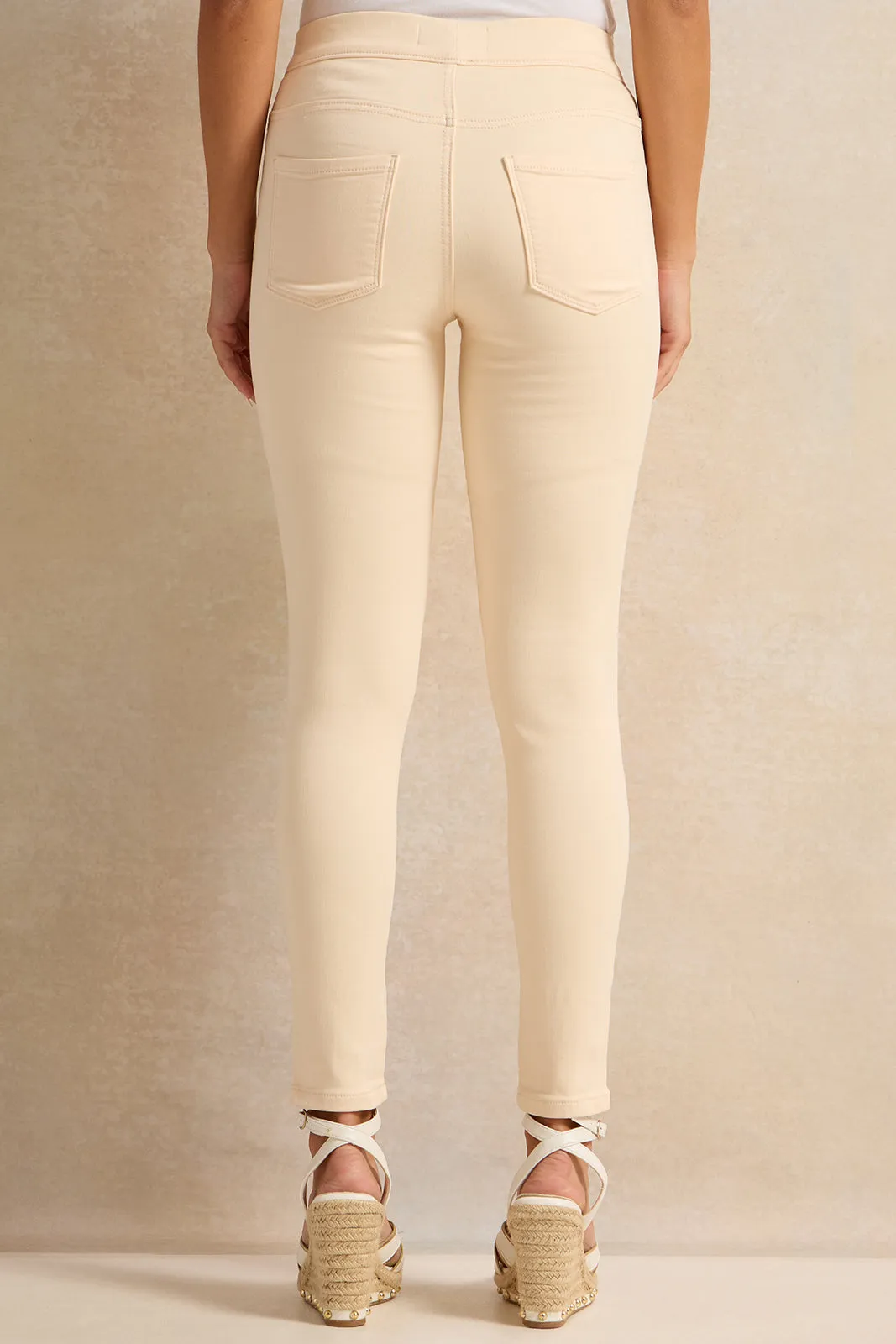 Women Apricot Skinny Fit Jeggings sold by Redtag product image thumbnail 3