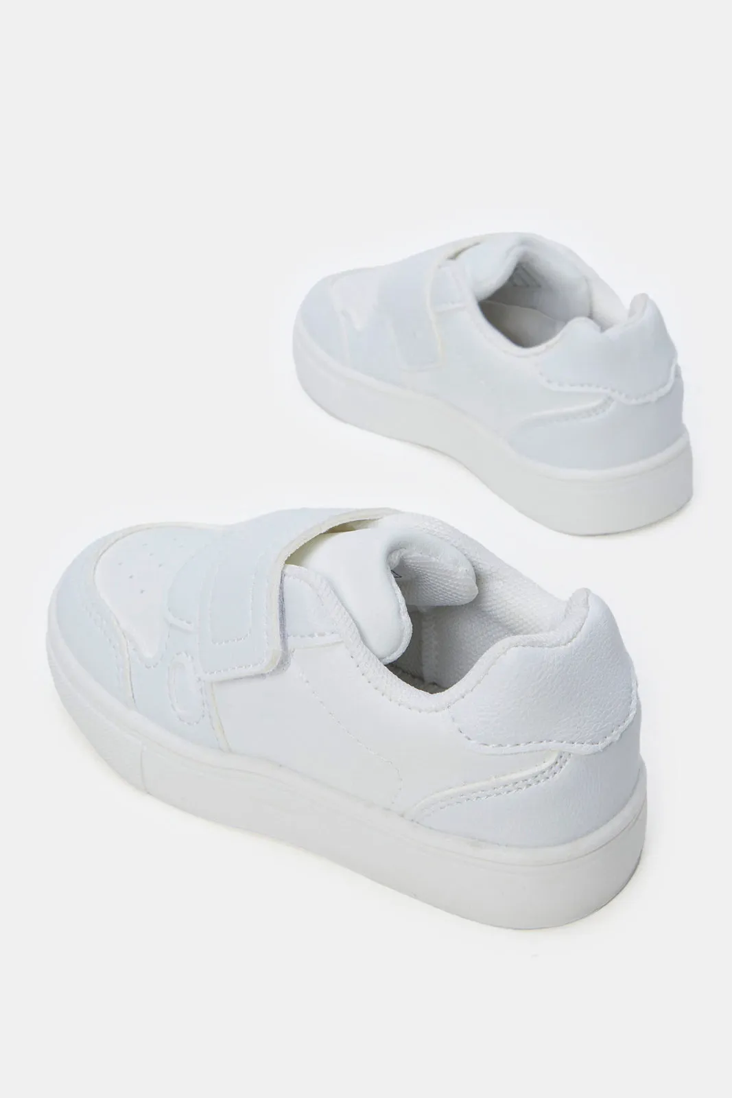 Infant Boys White Embossed Sneakers sold by Redtag product image thumbnail 4