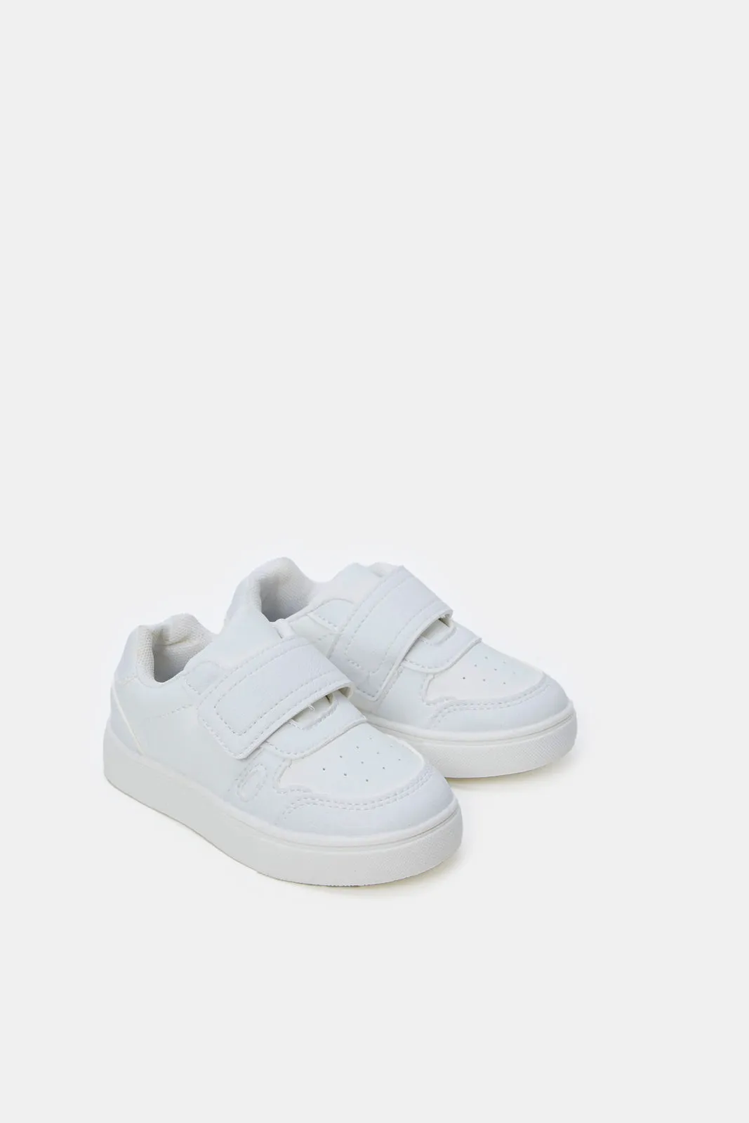 Infant Boys White Embossed Sneakers sold by Redtag product image thumbnail 2