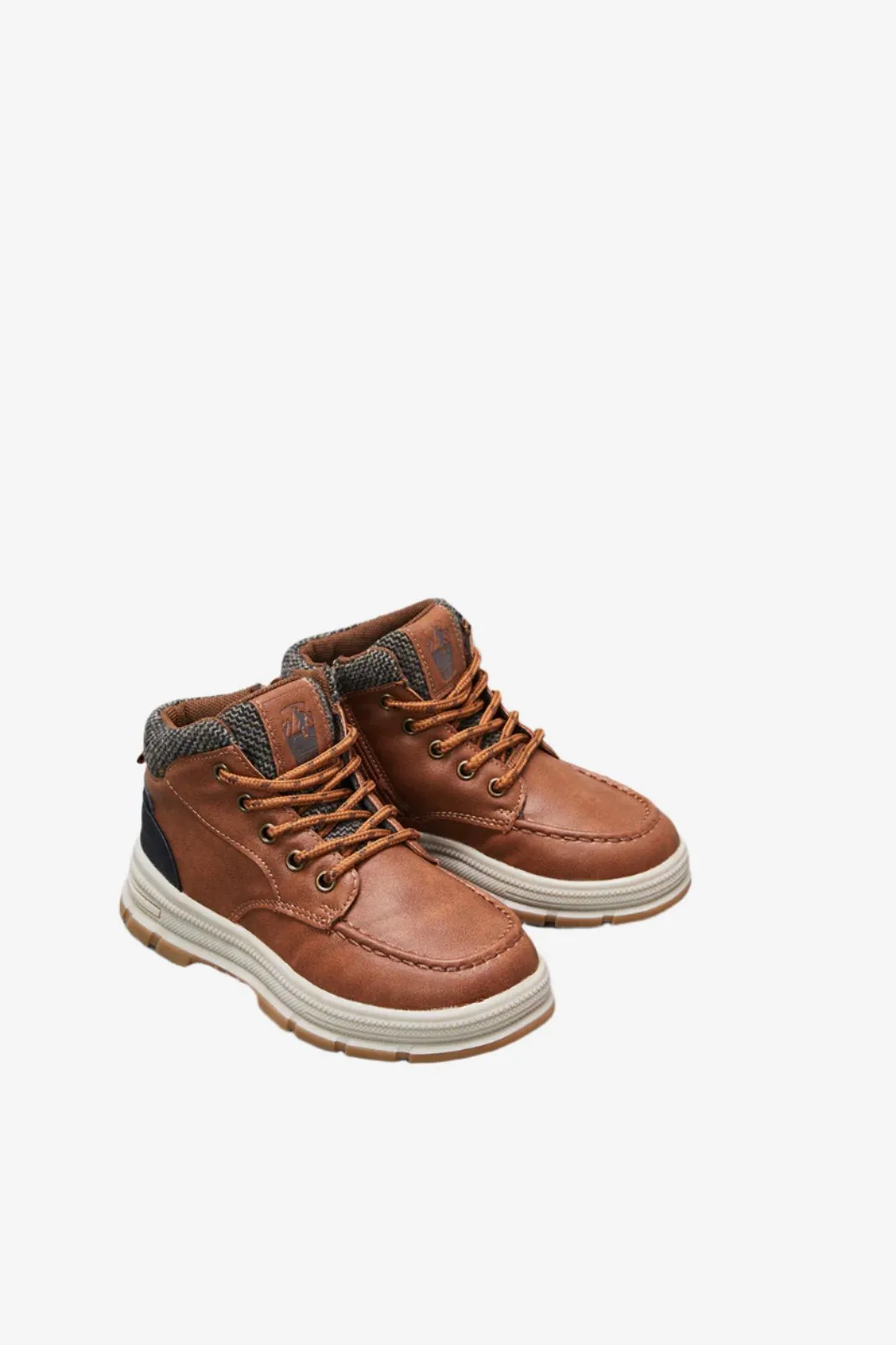 Boys Brown Colour Block Hightop sold by Redtag product image thumbnail 2