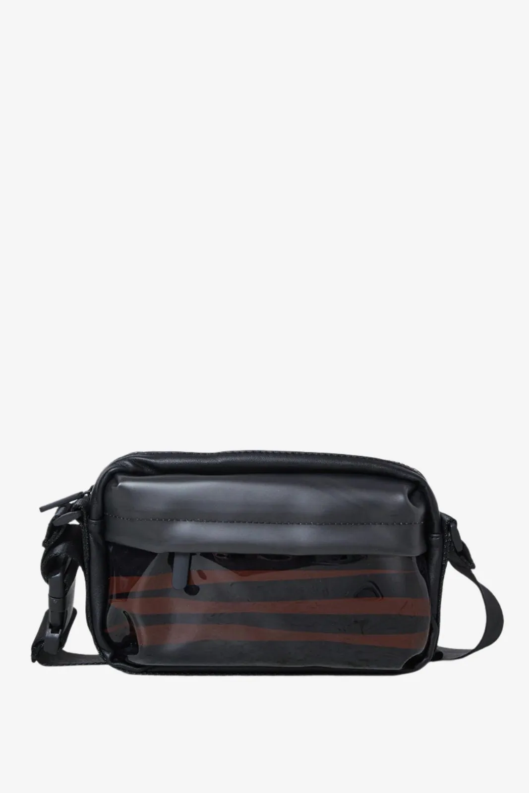 Men Black Cross Body Bag sold by Redtag