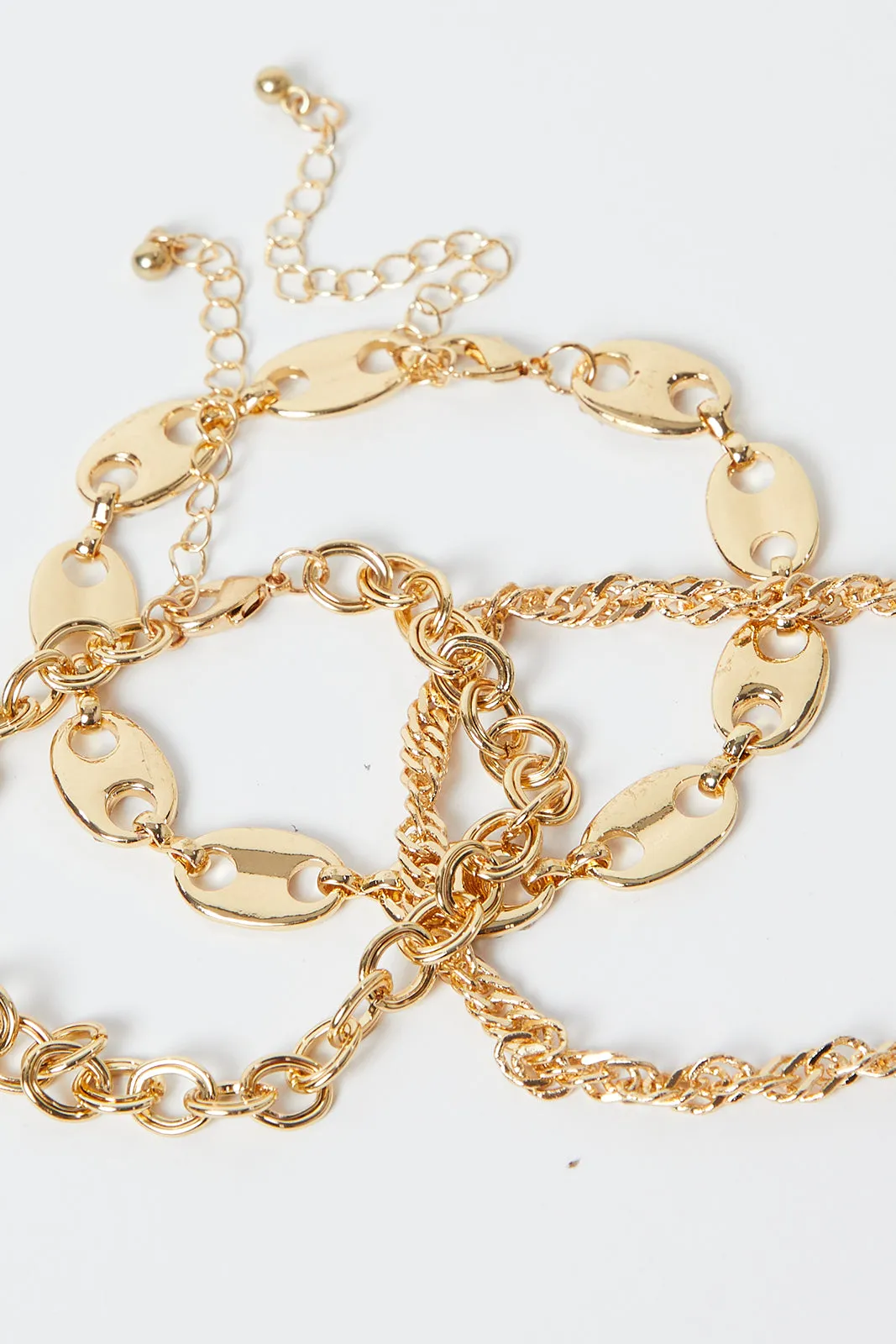 Women Gold Bracelets Set Of (3 Piece) sold by Redtag product image thumbnail 3