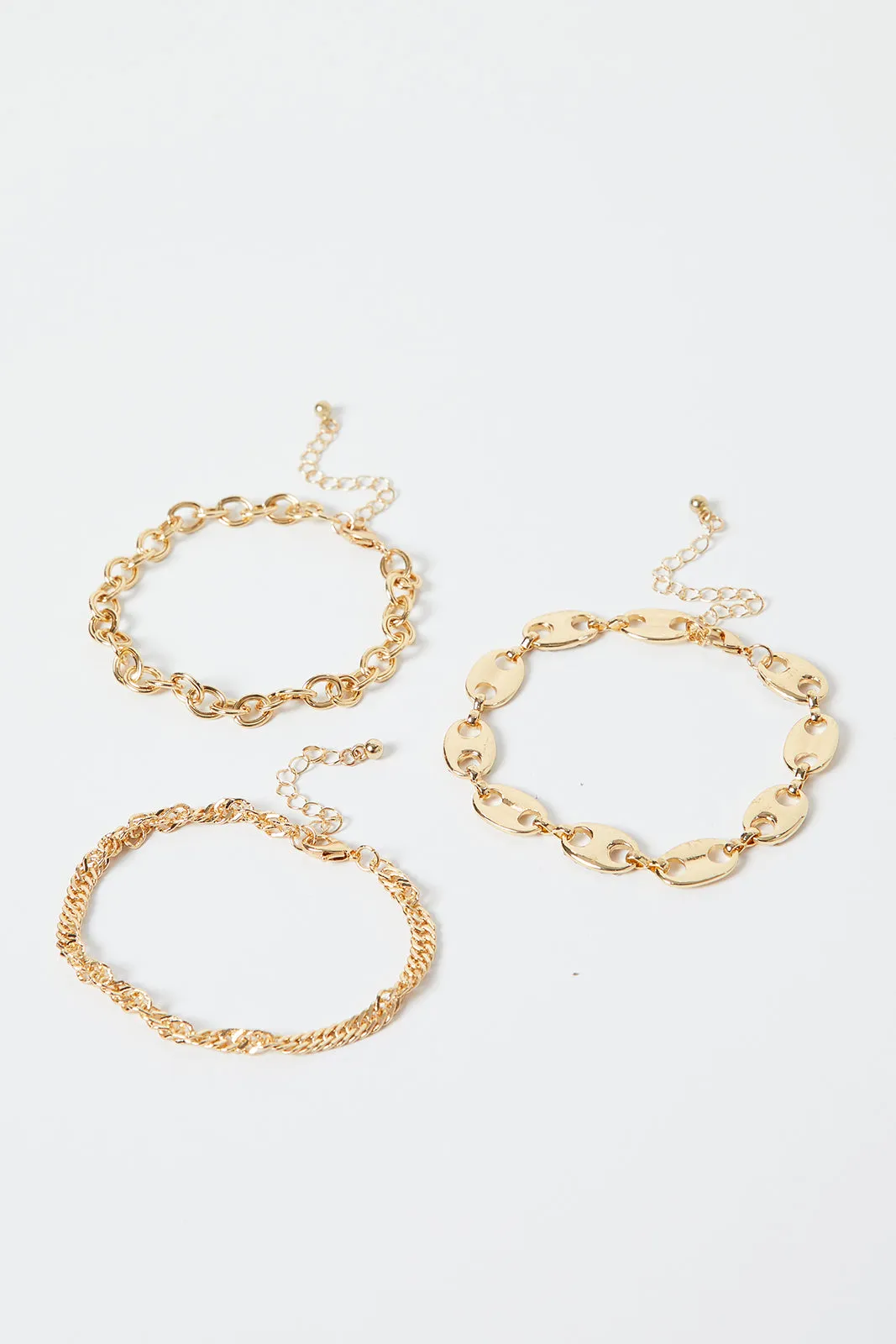 Women Gold Bracelets Set Of (3 Piece) sold by Redtag product image thumbnail 2