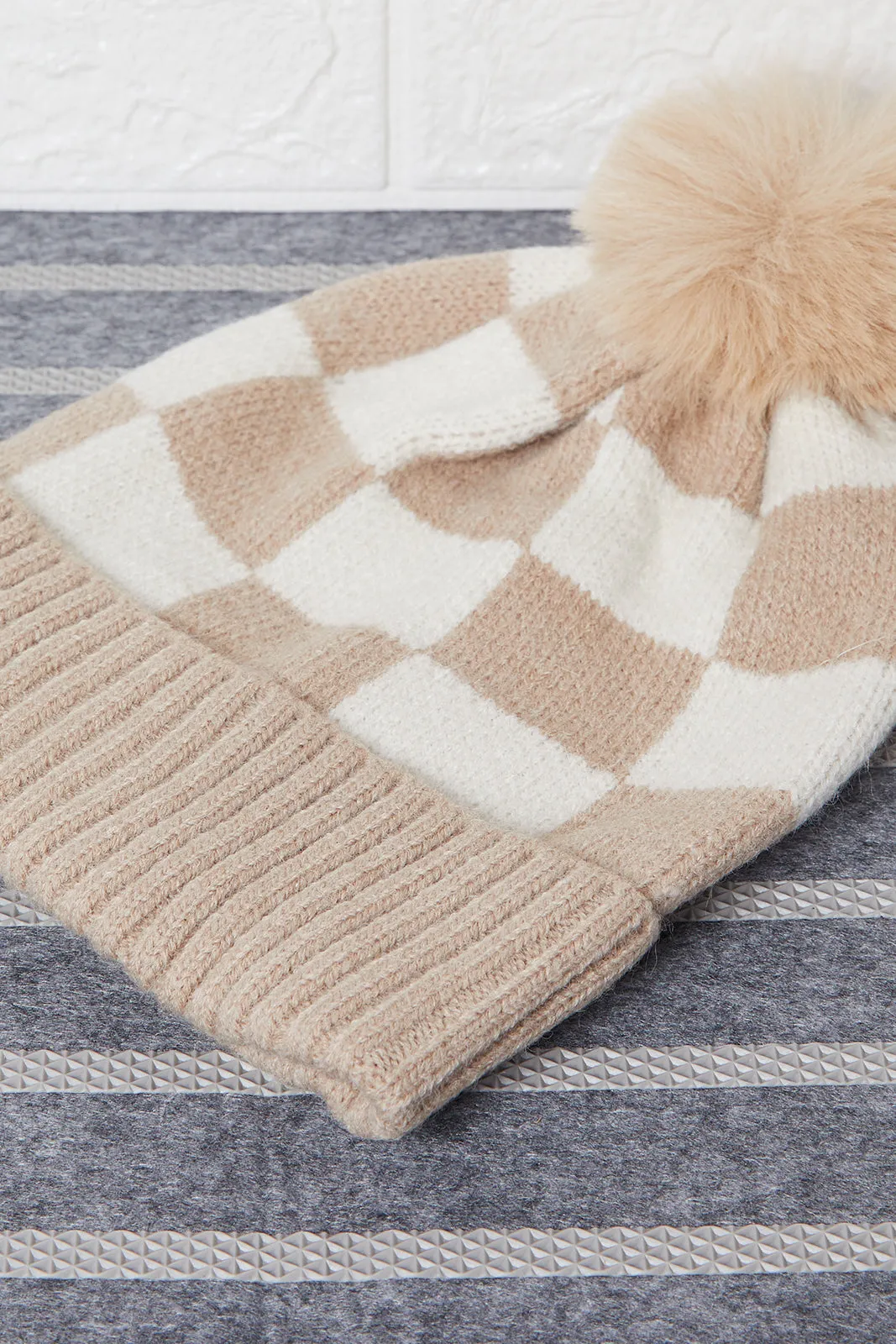 Women Pink And Beige Knitted Cap Set (2 Piece) sold by Redtag product image thumbnail 4