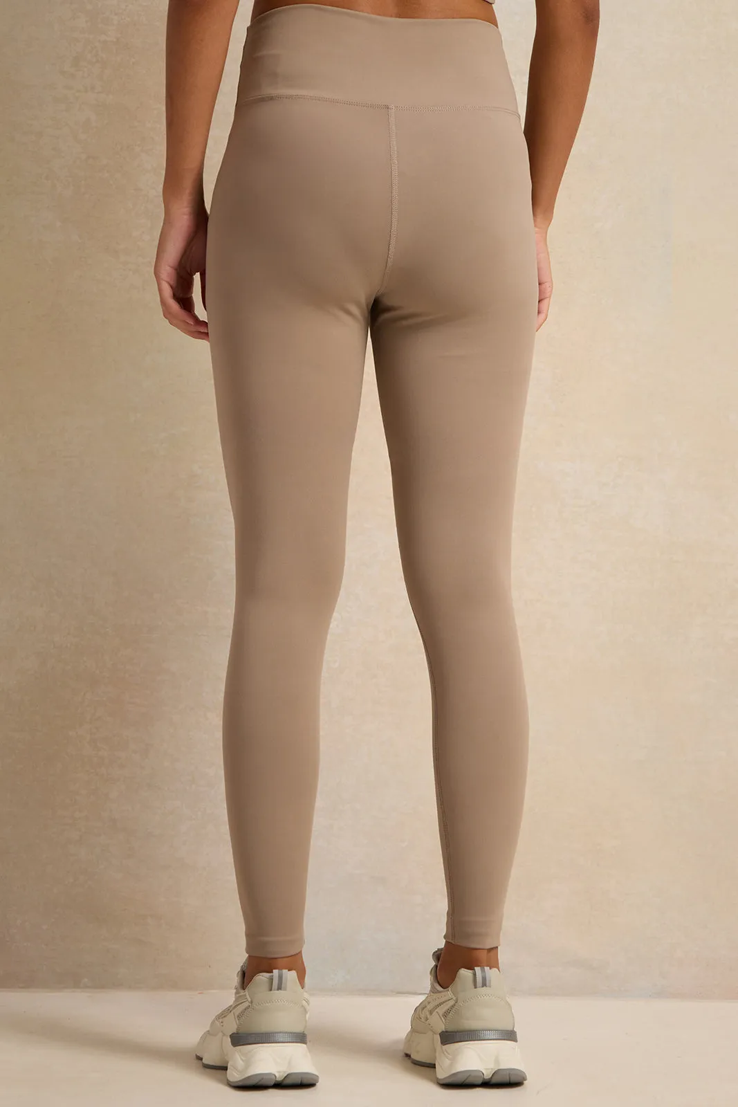 Women Brown Active Leggings sold by Redtag product image thumbnail 3