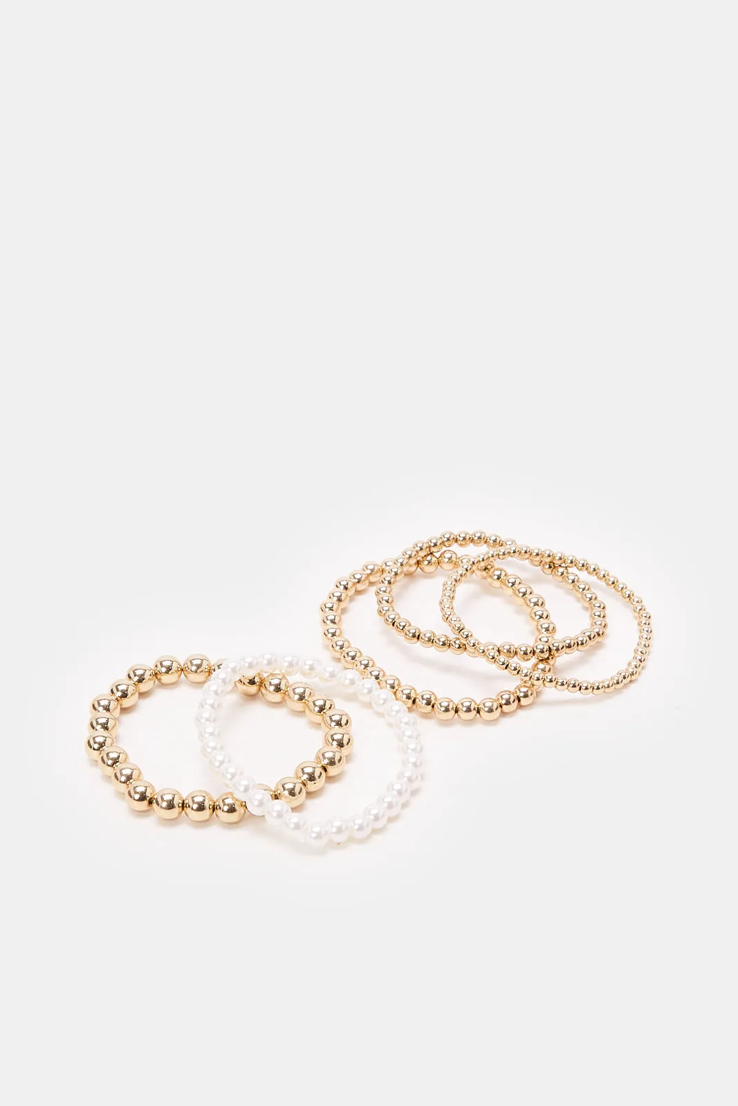 Women Gold Embellished Bracelet Set (4 Piece) sold by Redtag product image thumbnail 2