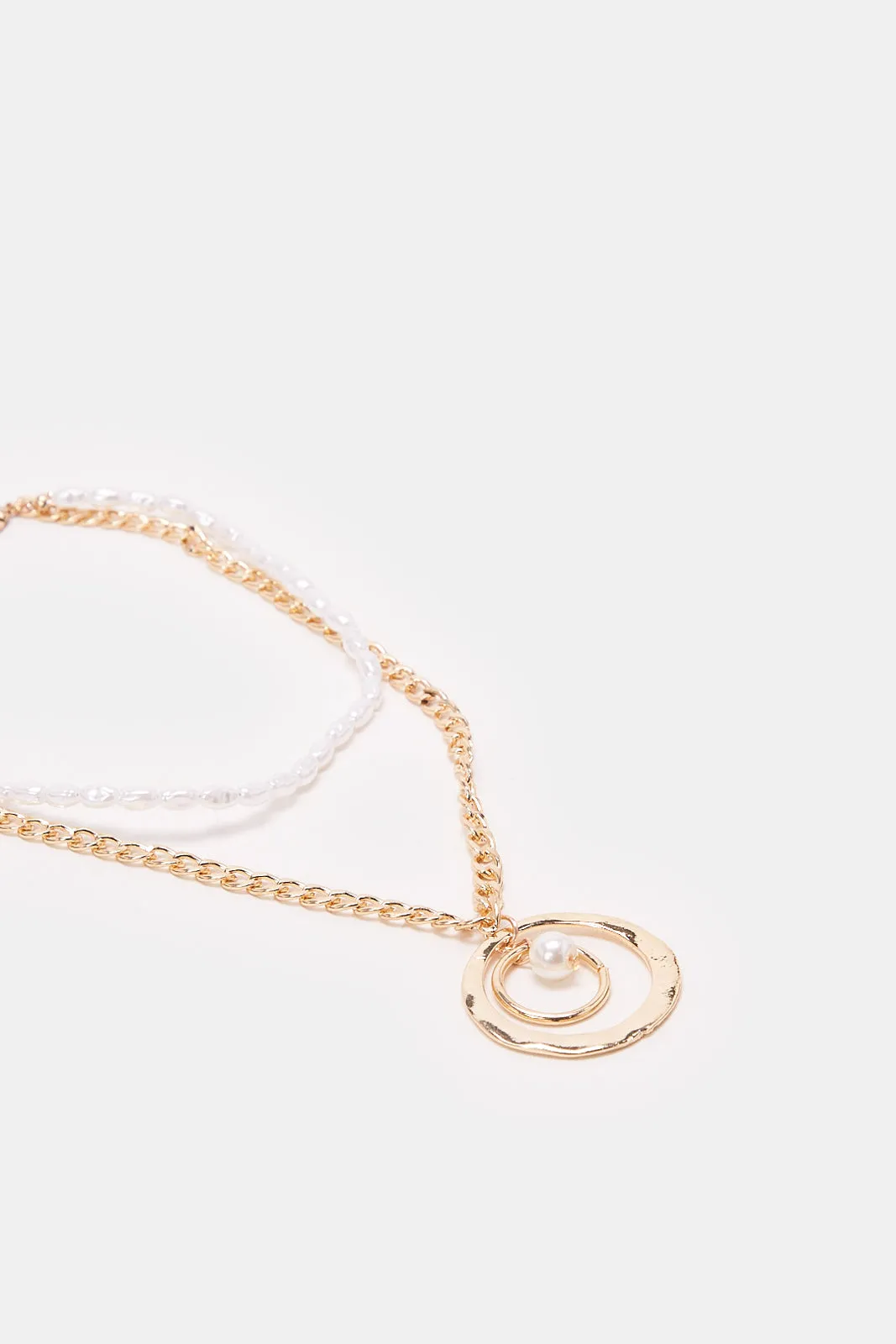 Women Gold Embellished Necklace sold by Redtag product image thumbnail 2