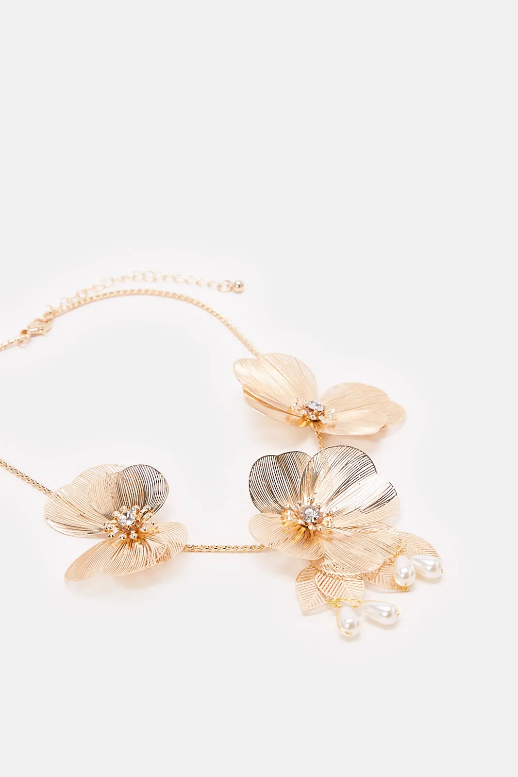 Women Gold Embellished Necklace sold by Redtag product image thumbnail 2